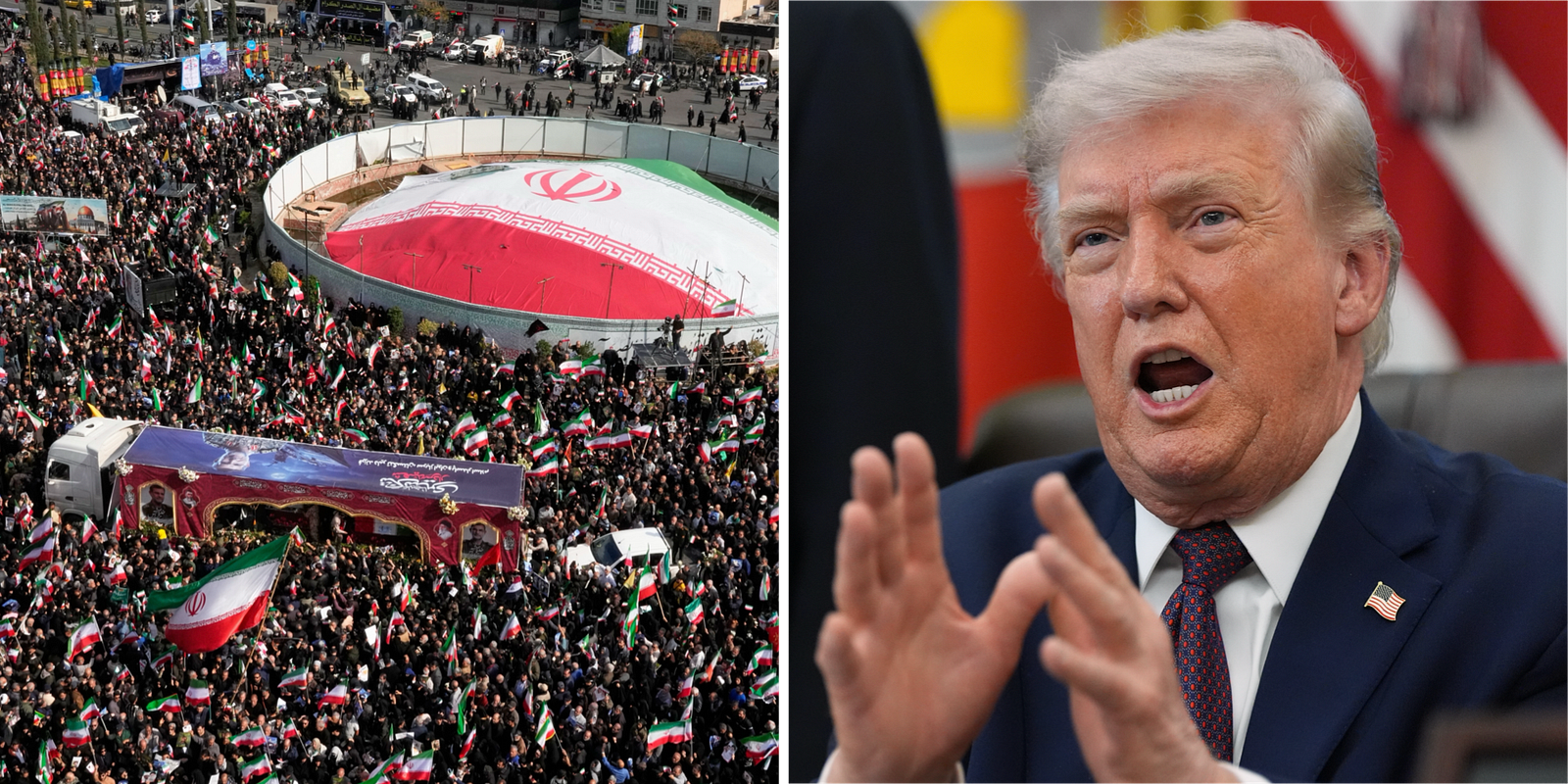 Trump: Iran har bett USA om vapenvila – 
