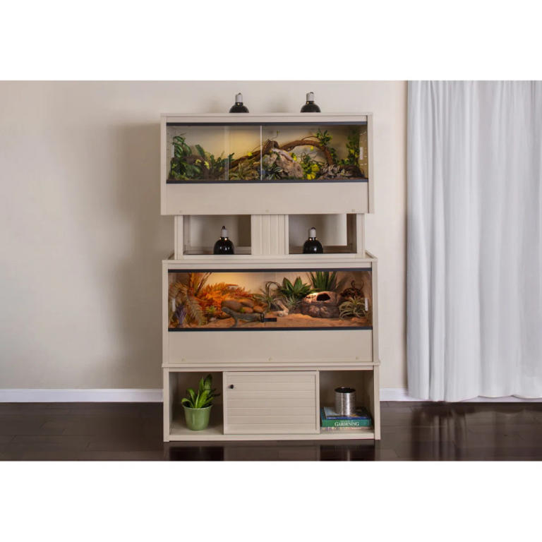 Transform your space with Wayfair's stylish 2-in-1 stackable reptile ...
