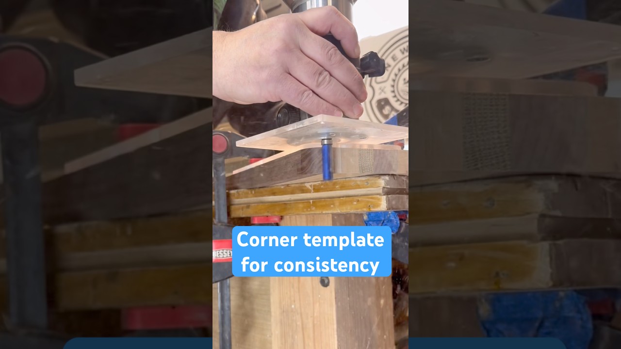 My consistent corner template for rounding table corners #workshop # ...