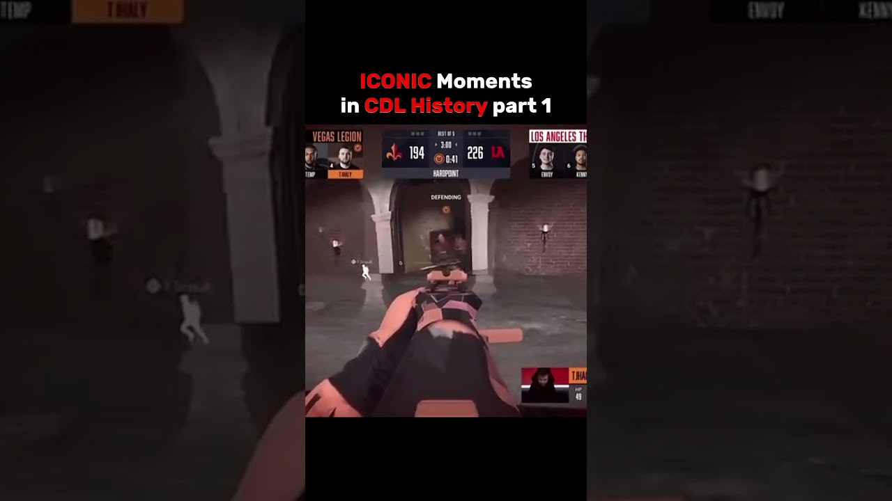 Iconic moments in CDL part one! #callofduty #cod #firstpersonshooter