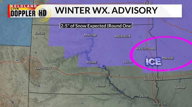 Snow, rain, and freezing rain expected the next 48 hours
