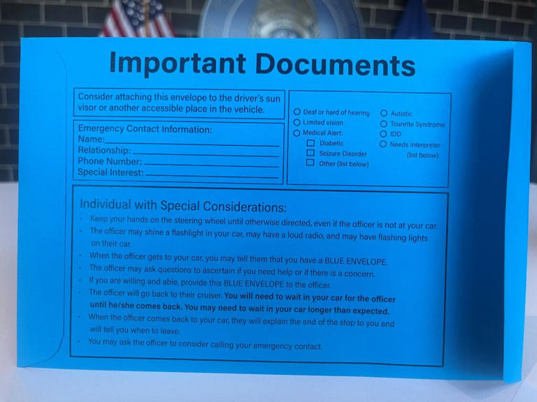 Douglas County first responders introduce 'Blue Envelope Program' to ...