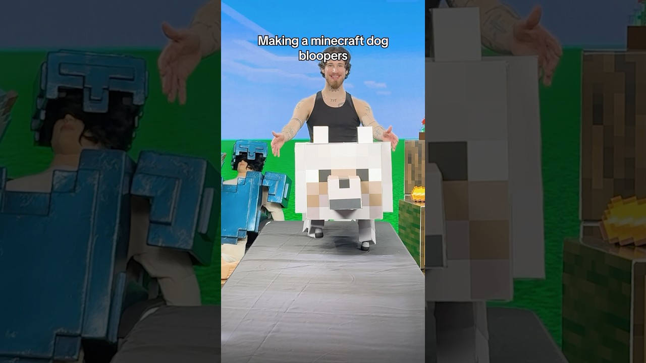 I bought a real Minecraft dog!🐶🎮