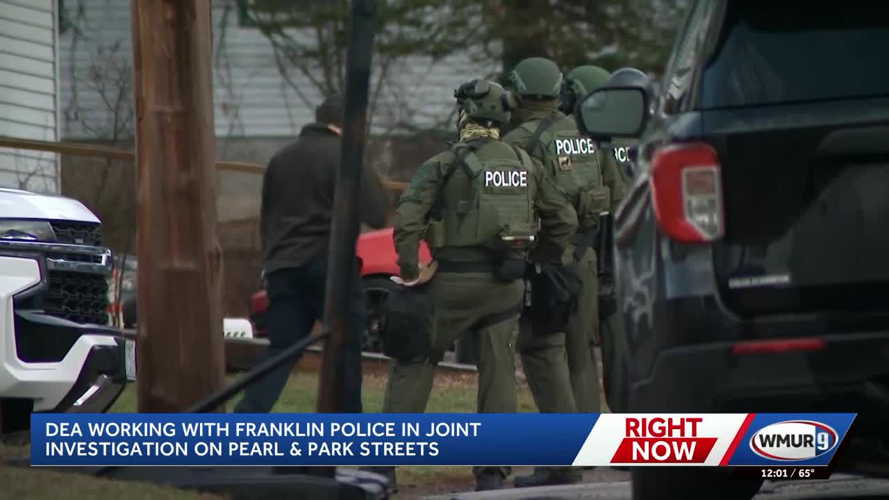 Large presence of police, DEA agents in Franklin neighborhood