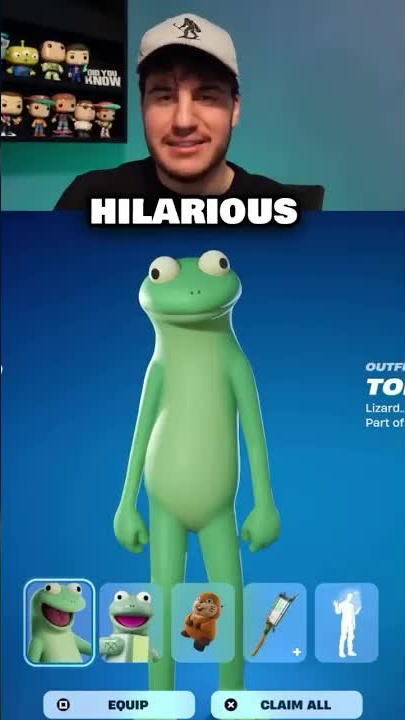 Tom Lizard is in Fortnite? #hoppers #disneymovie #pixar #disney #animation