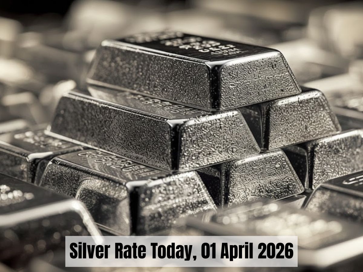Silver rate today [1 April, 2026]: Silver soars 7.28% to $75.13 on ...