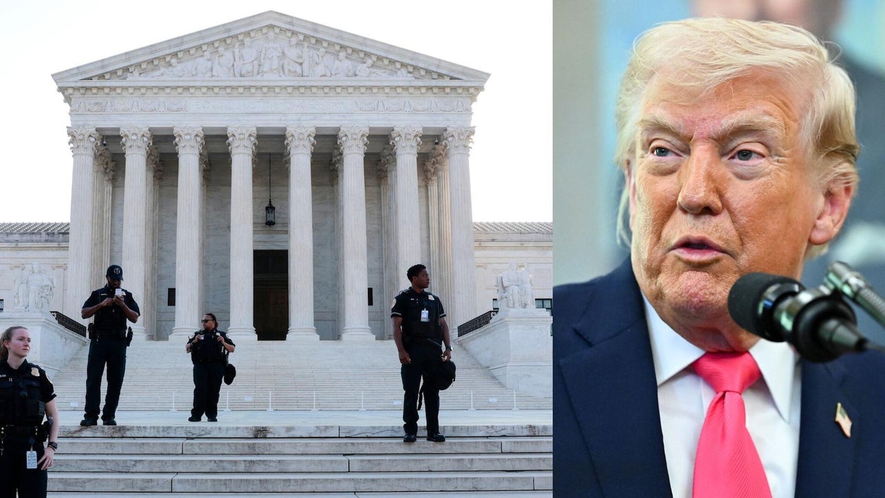 Trump becomes first sitting US president to attend Supreme Court arguments
