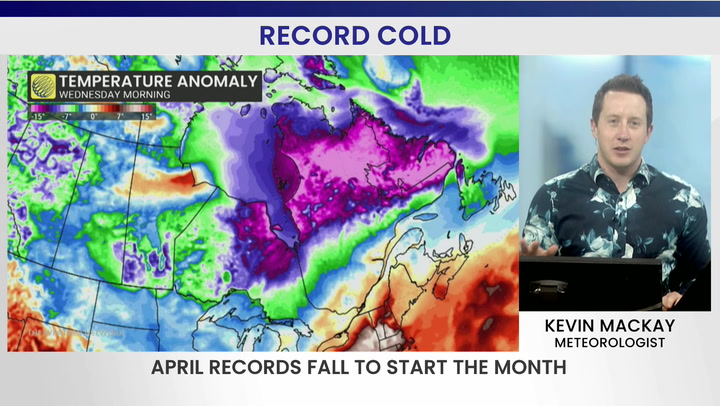April temperature records fall in Quebec just hours into the month