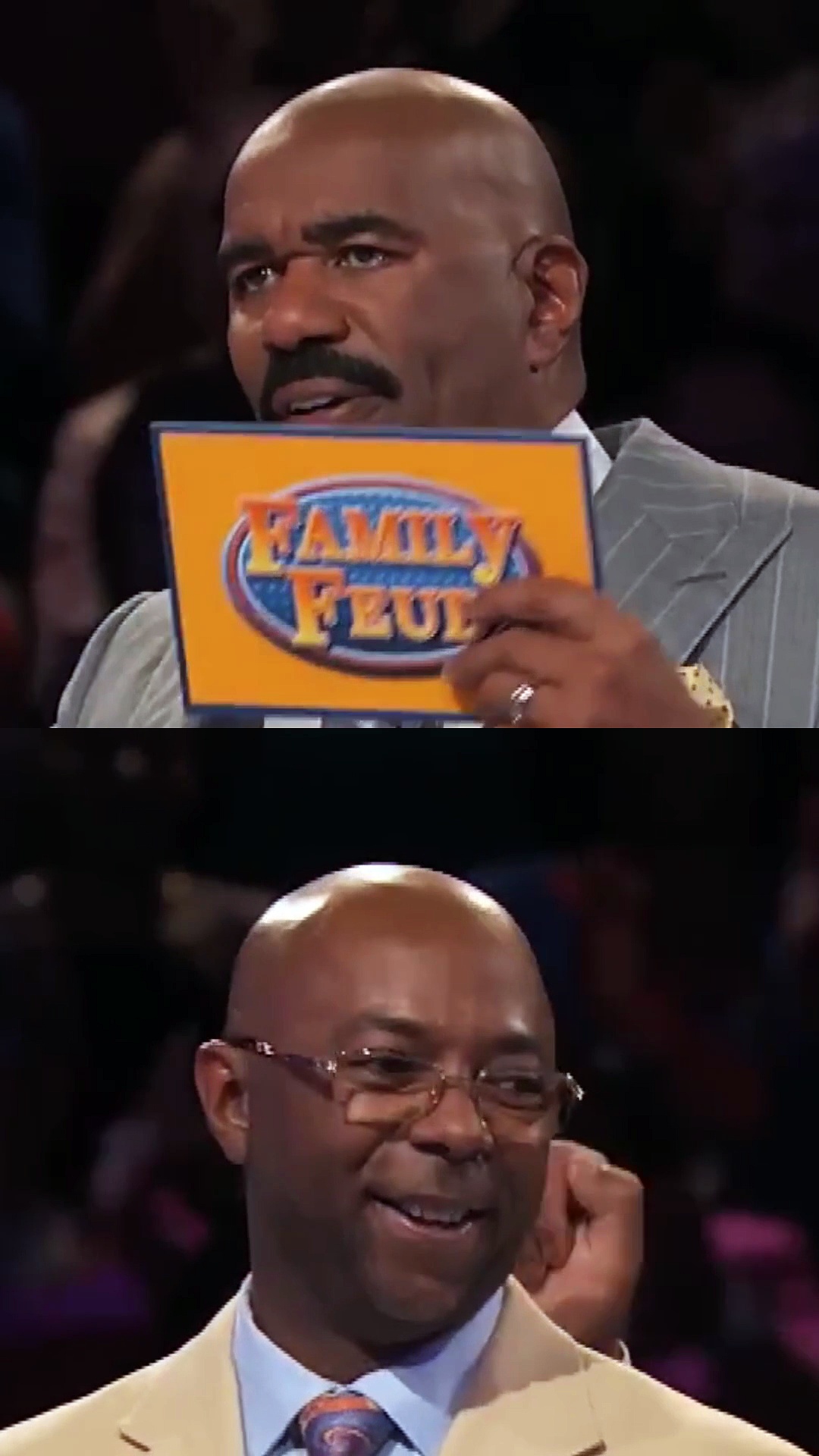 Steve Harvey pushes Daryl after Fast Money run on Family Feud