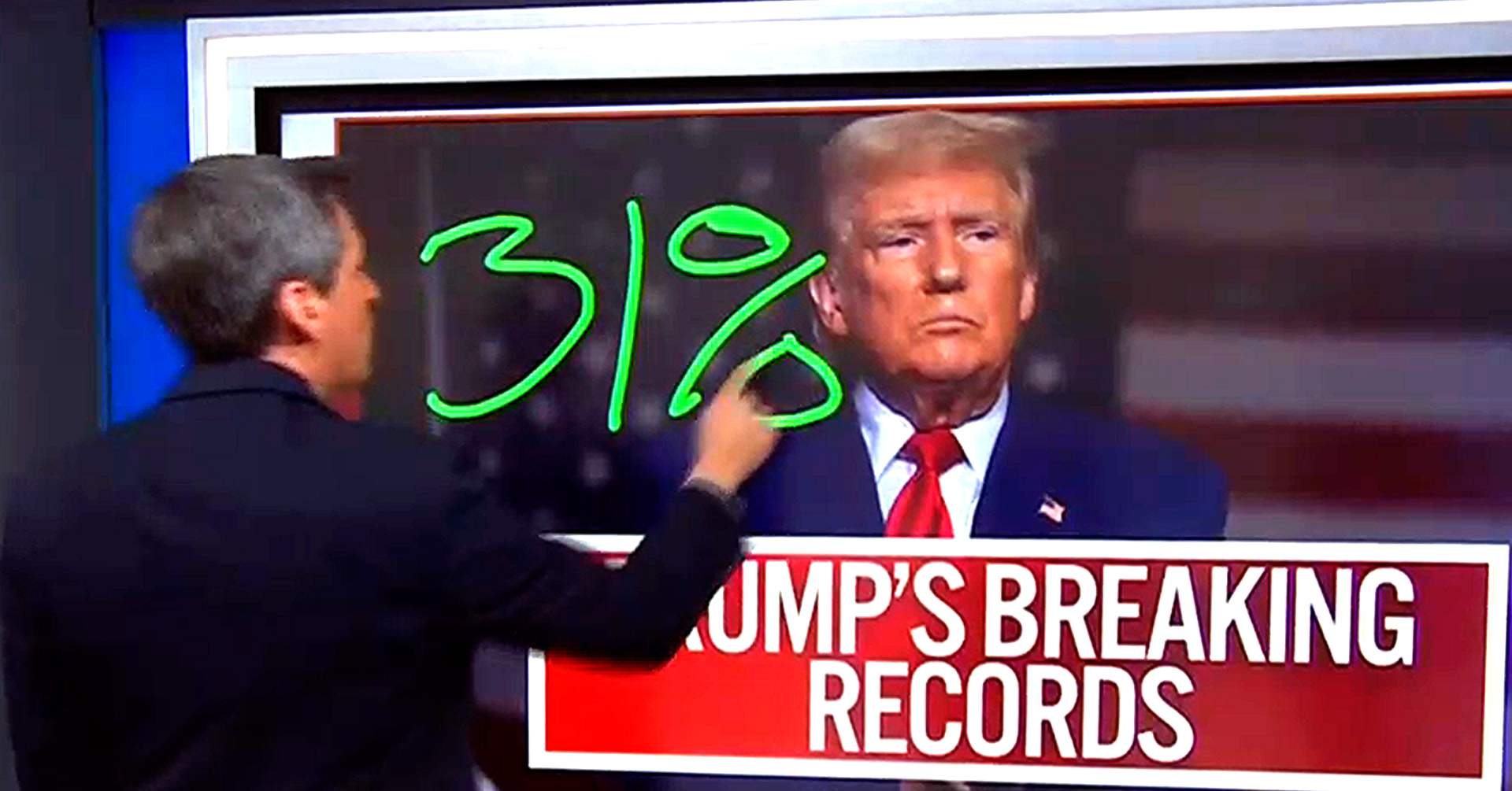 Really staggering! CNN hammers Trump over all-time career low poll ...