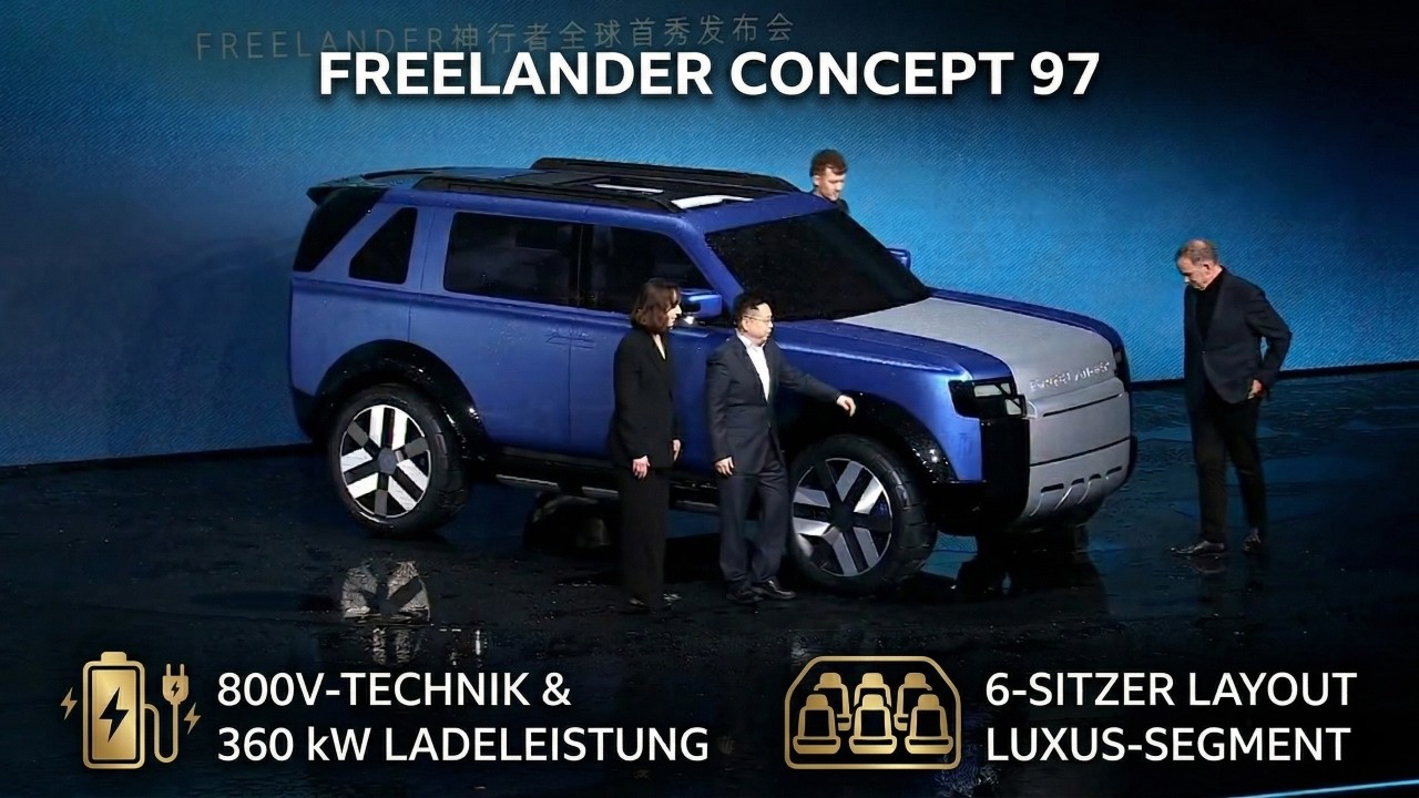 Freelander Concept 97 Weltpremiere zeigt neues Elektro-SUV live