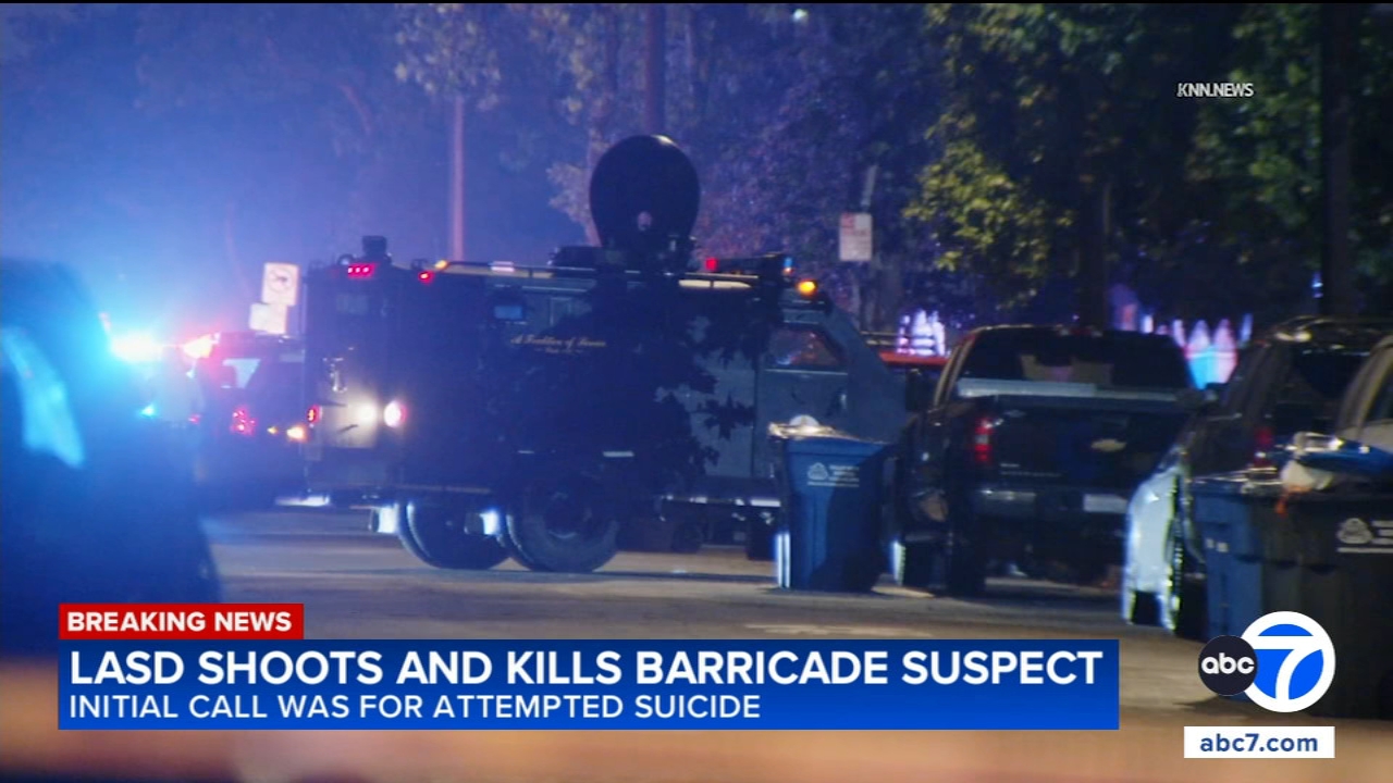 Deputies shoot, kill standoff suspect who allegedly shot at them in East LA