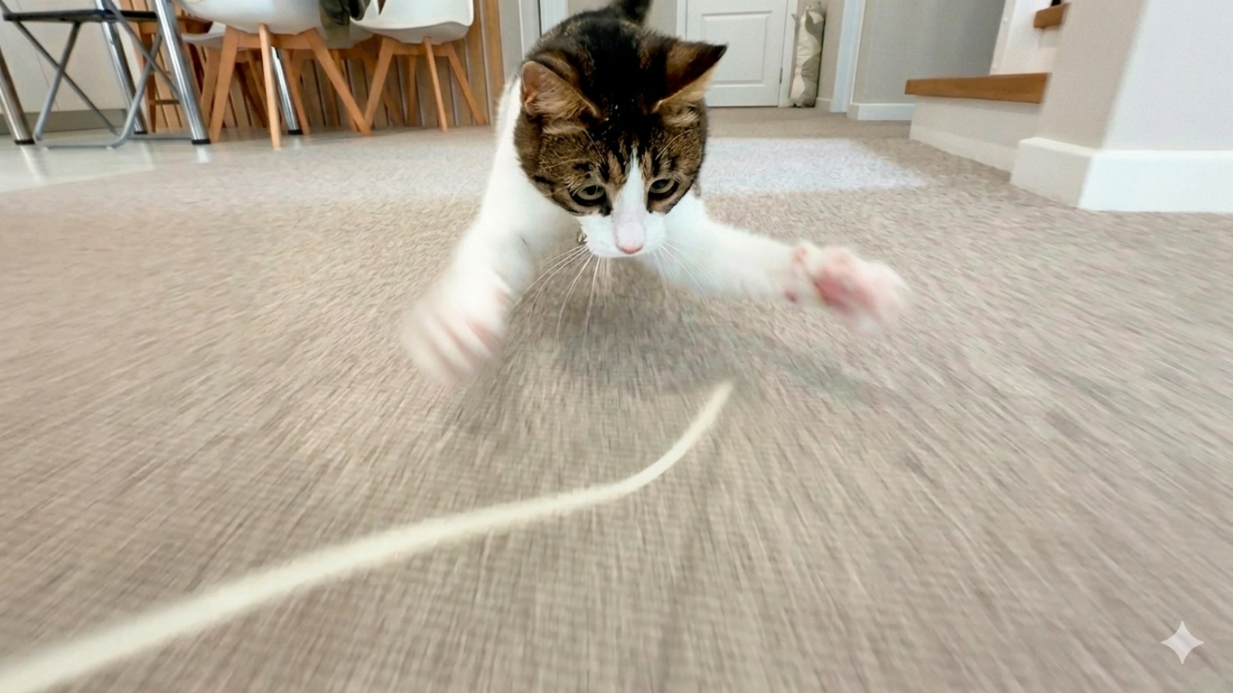 Cat would trade everything for this tiny thing