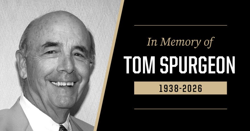 Purdue alumnus, former trustee and benefactor Tom Spurgeon dies at 87