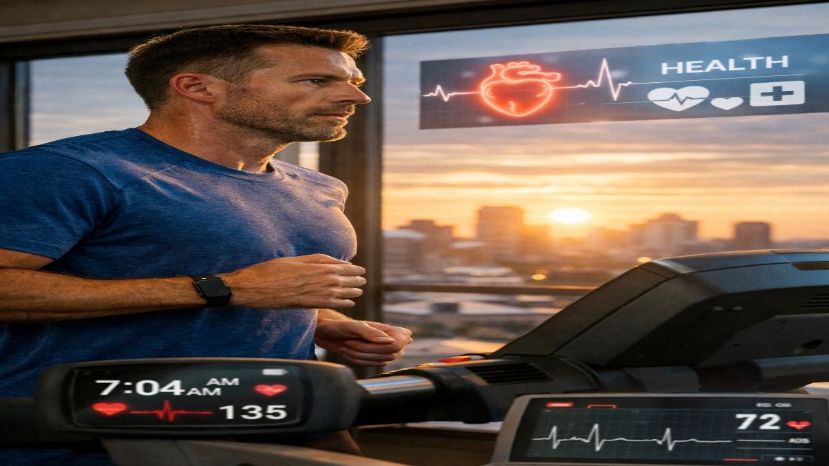 Morning workout benefits: Is exercising at 7 a.m. the secret to better heart health?<br>