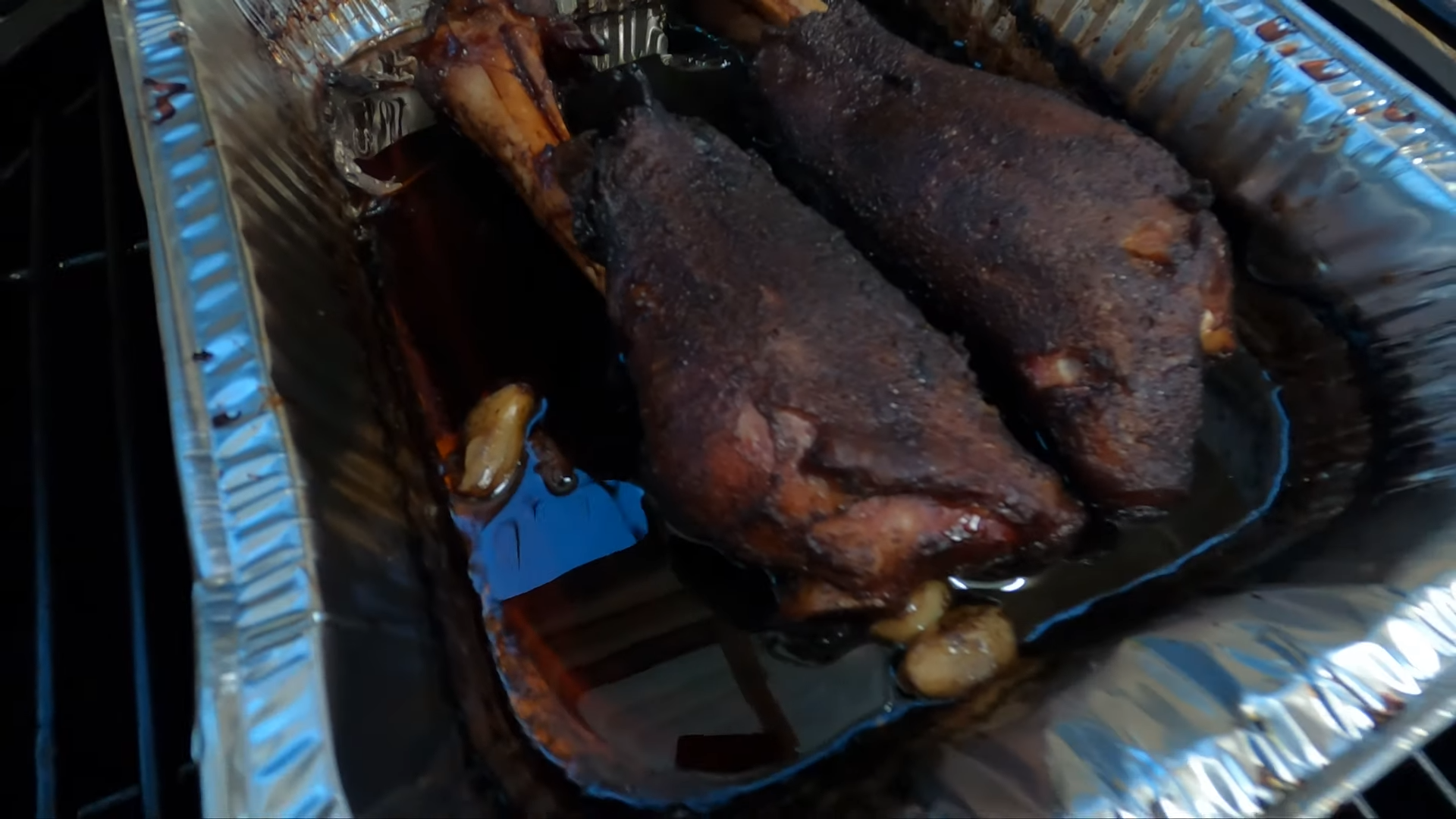 This is how I cook lamb shanks the American BBQ way