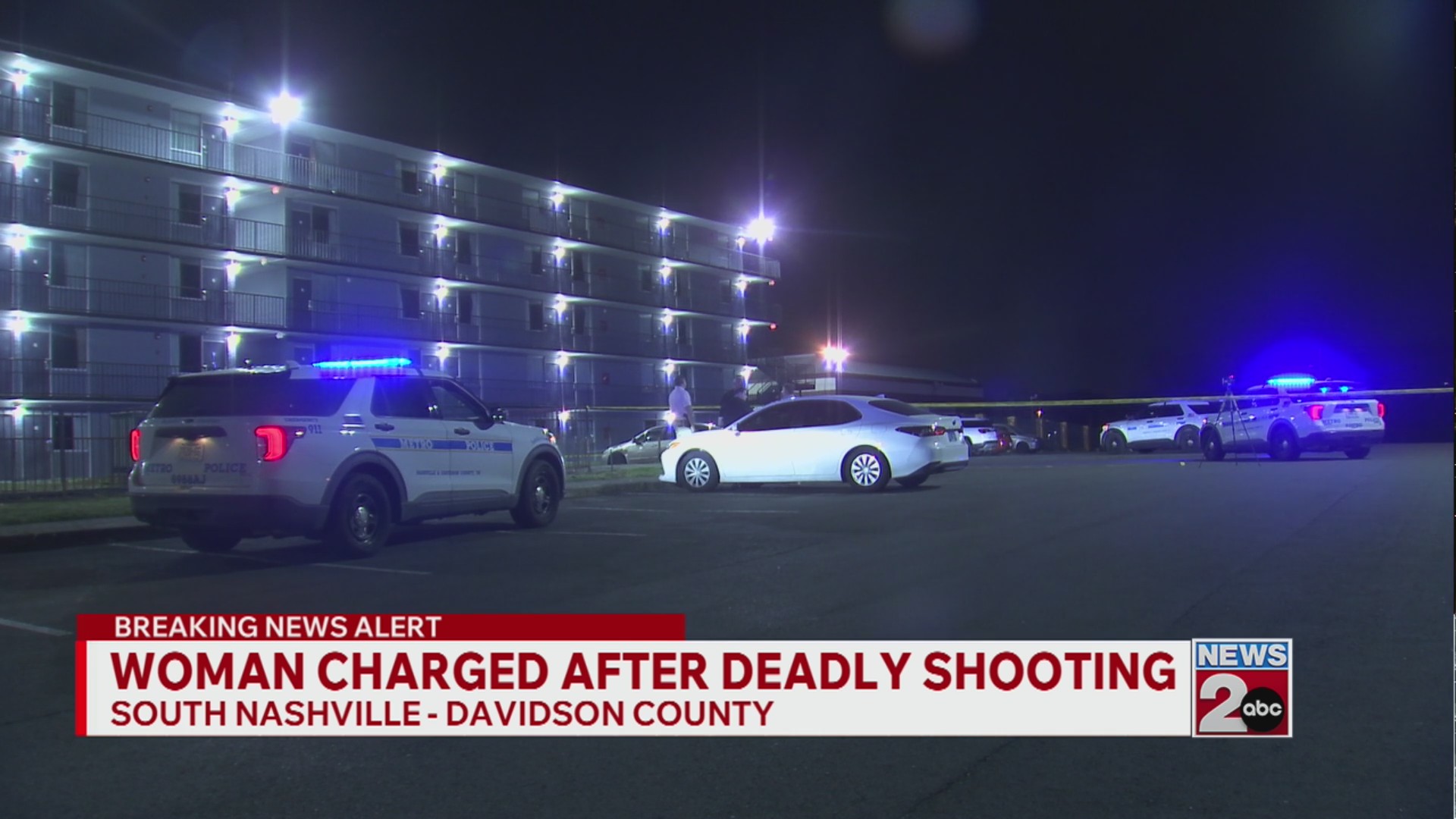 Woman charged after deadly shooting at motel