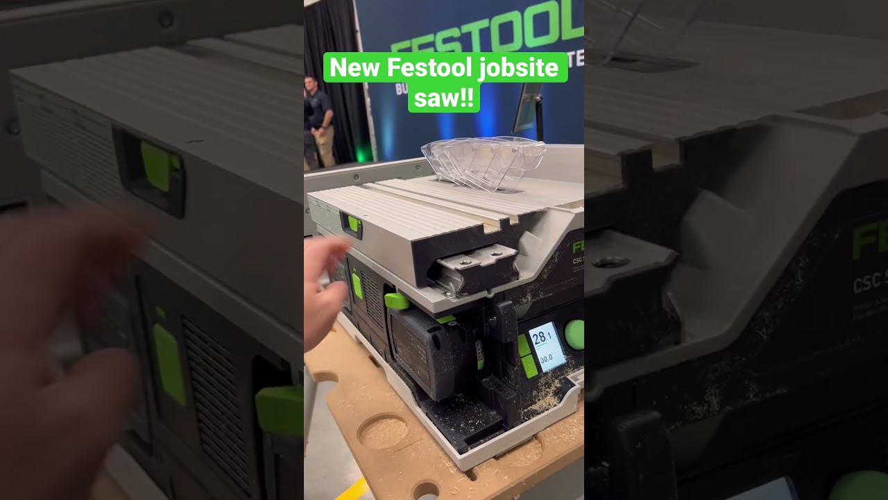 New Festool jobsite table saw #woodworking #festool #tools