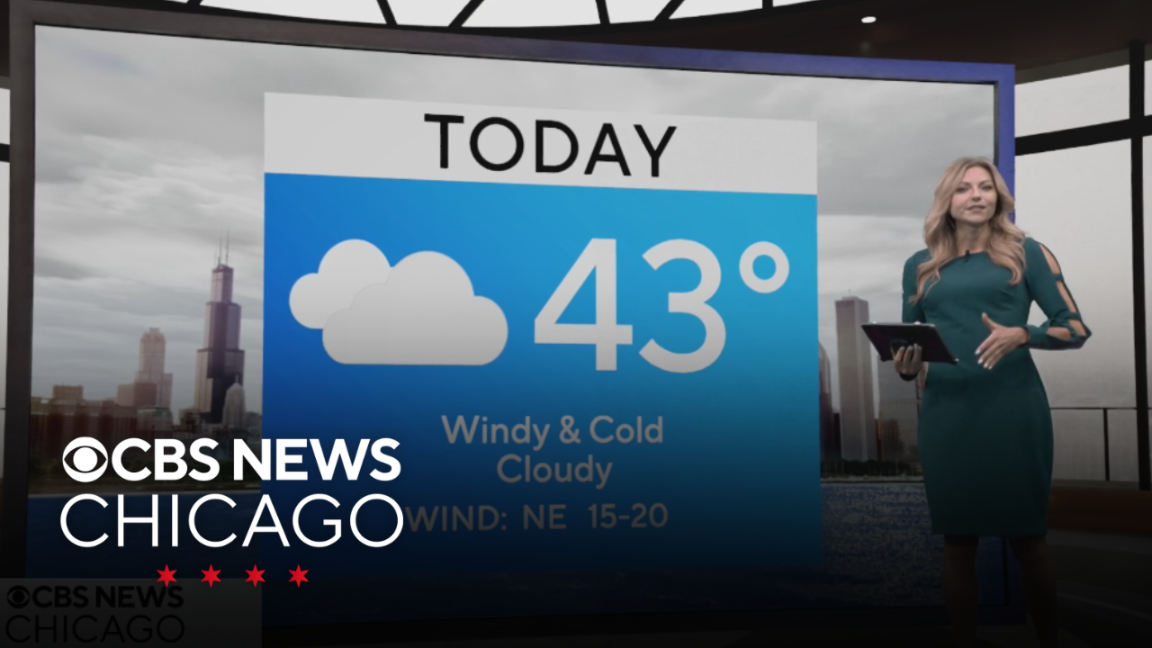 Highs in the 40s on Wednesday before warmup