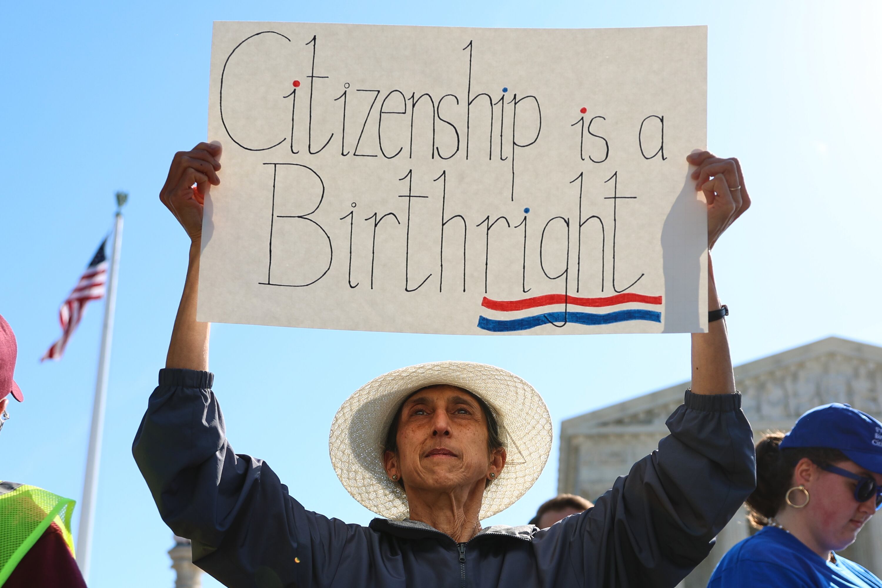 Trump attends historic Supreme Court birthright citizenship hearing