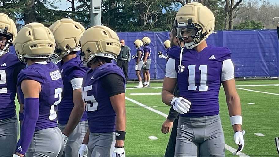 No clay pigeon, UW freshman gets initiated in first practice