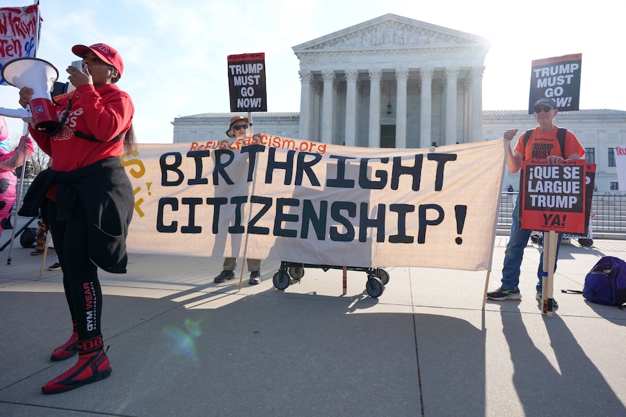 Supreme Court hears arguments over Trump’s bid to limit birthright ...