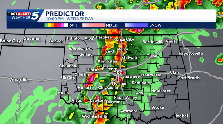 Hour-by-hour forecast: When will storms with a tornado and hail risk ...