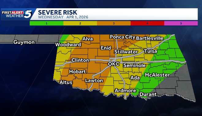 Oklahoma storms bring tornado warnings, flash flooding to the state