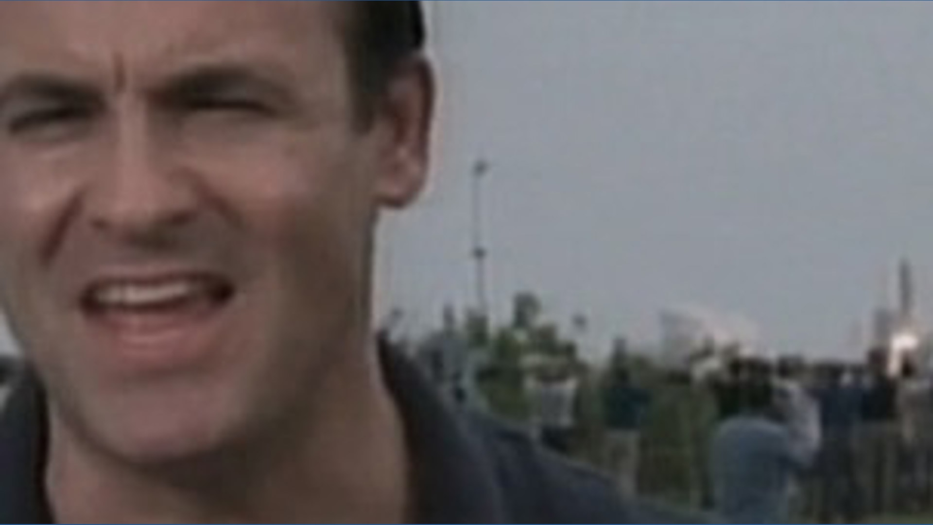 TJ Winnick delivers stand-up during shuttle launch countdown