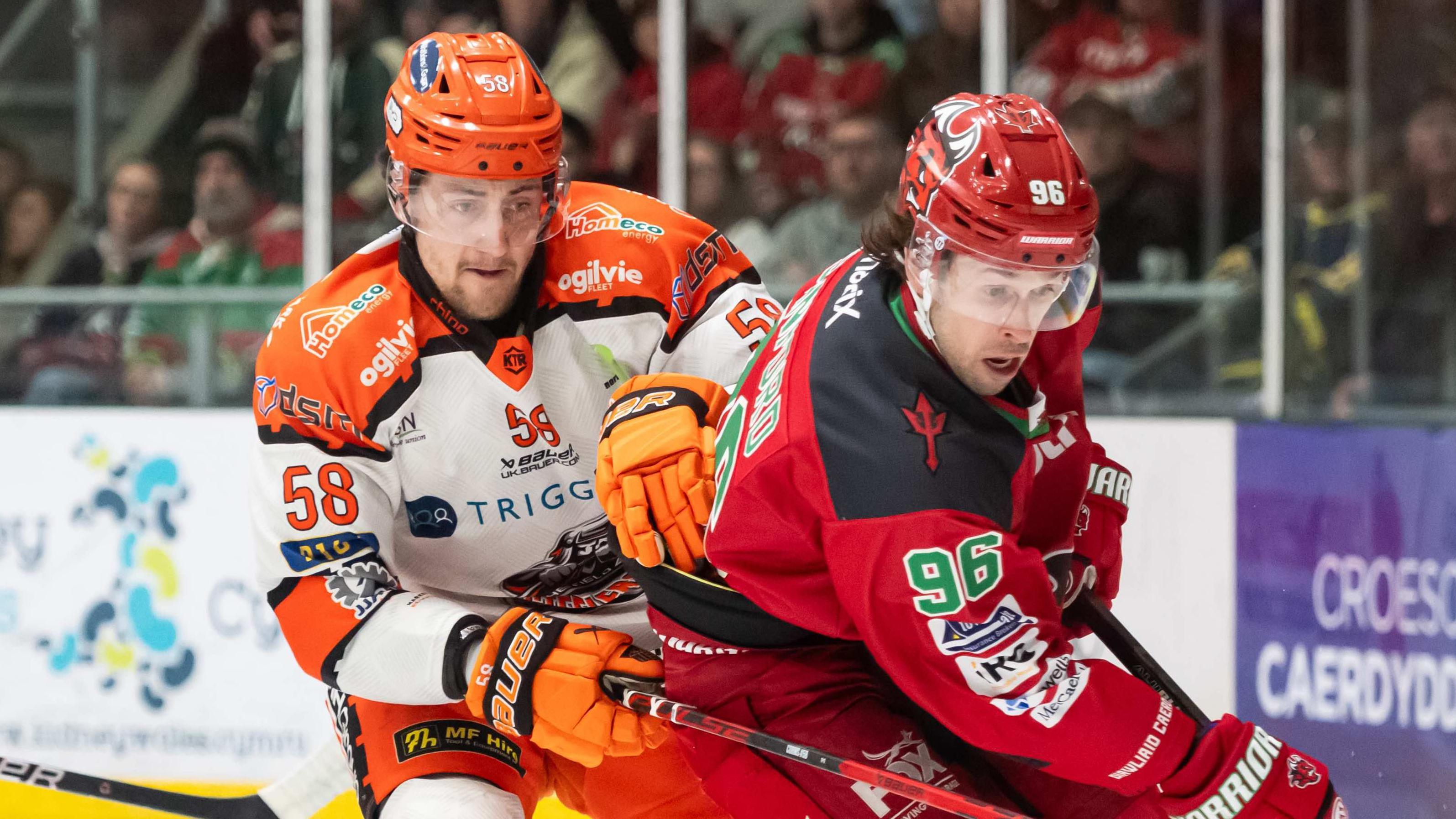 Devils put five goals past rivals Steelers in Cardiff
