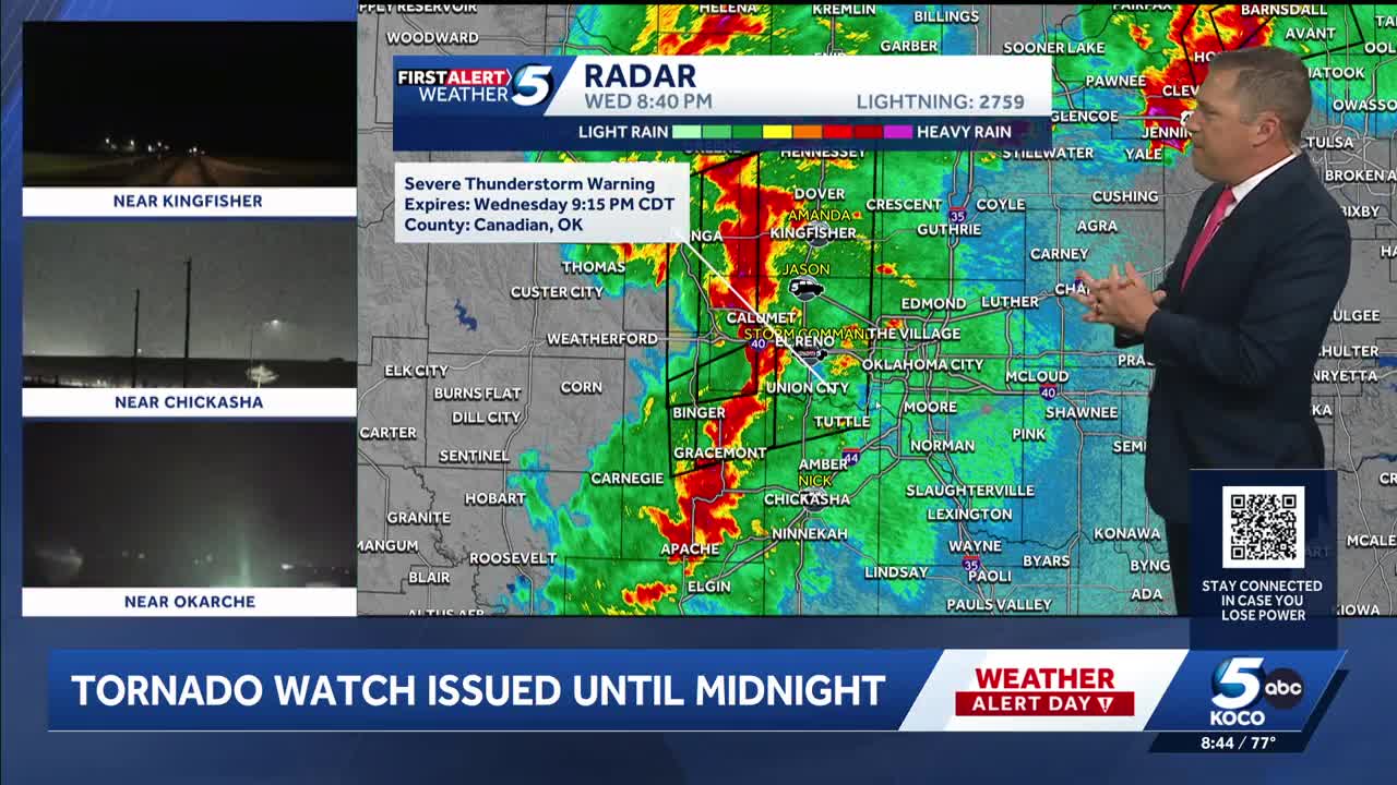 Tracking severe storms across Oklahoma April 1 2026