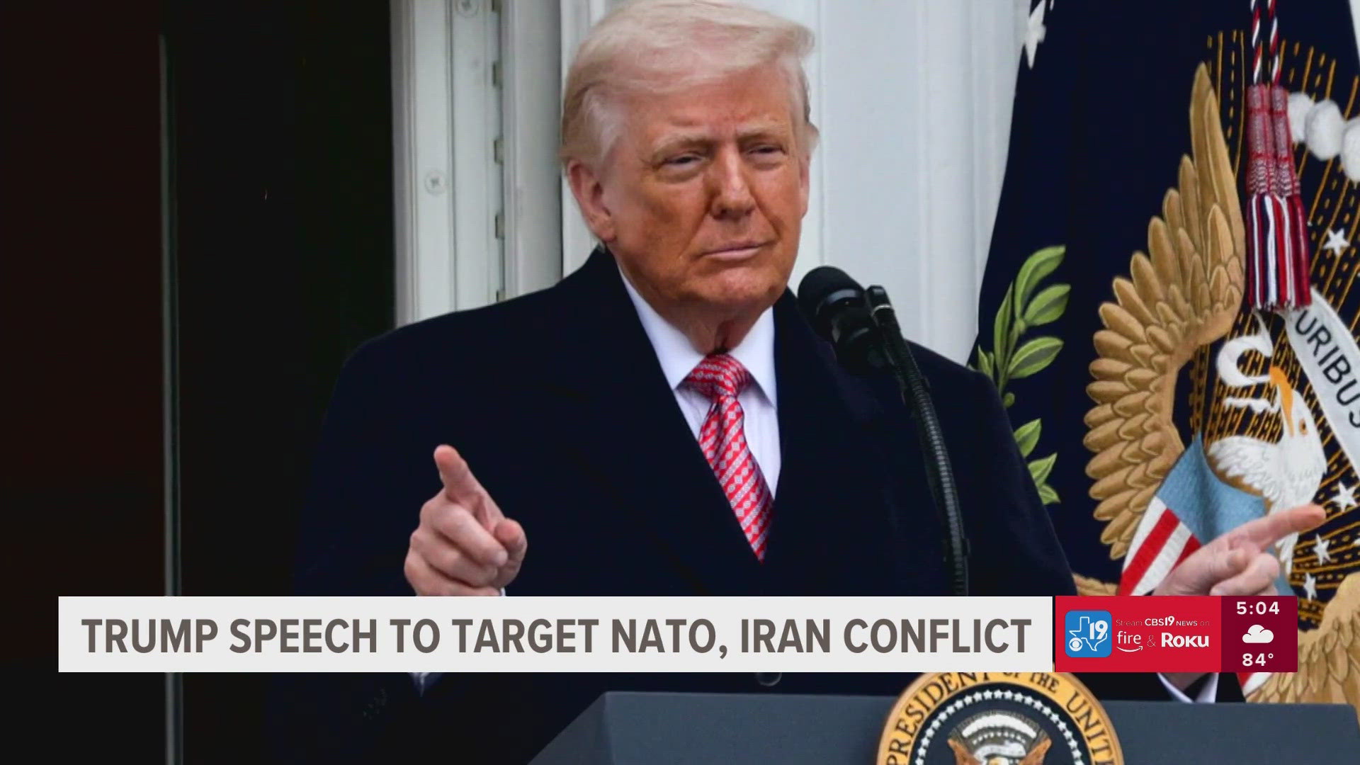 President Trump prepares to address nation on Iran conflict