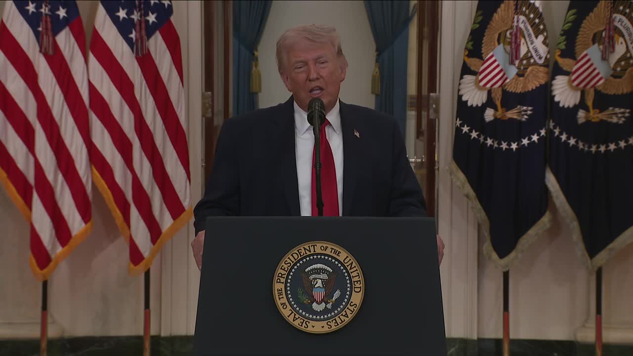 Trump addresses nation on Iran war in first prime-time speech since ...