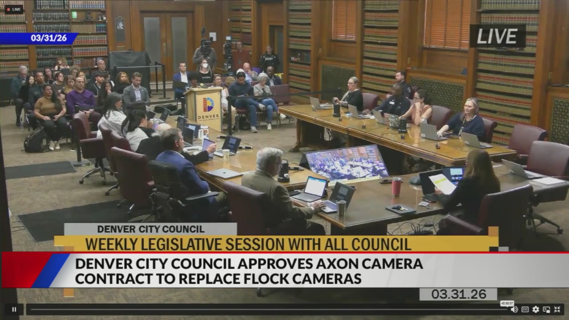 Denver City Council approves contract with Axon cameras