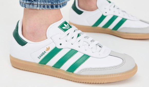 adidas gazelle silver green womens adidas Kids Samba OG