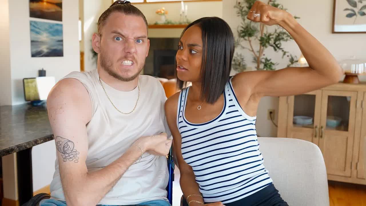 Why Cole’s arms look so slim