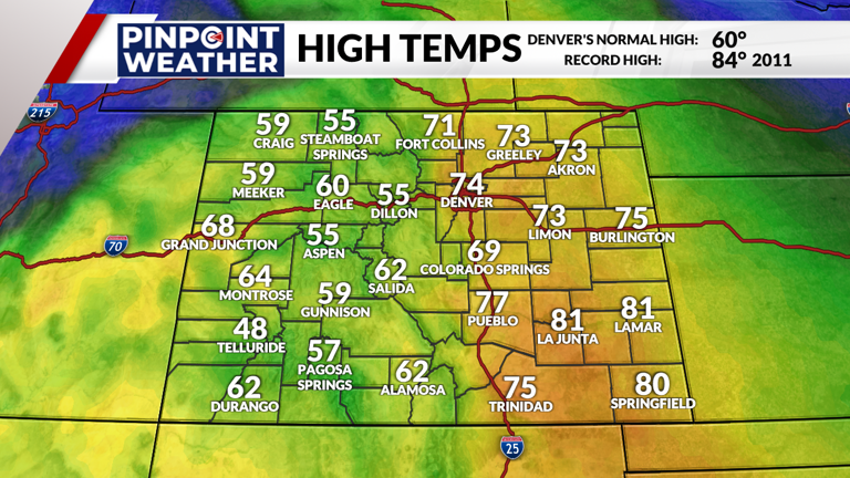 Denver weather: Showers wrap up ahead of a sunny Thursday