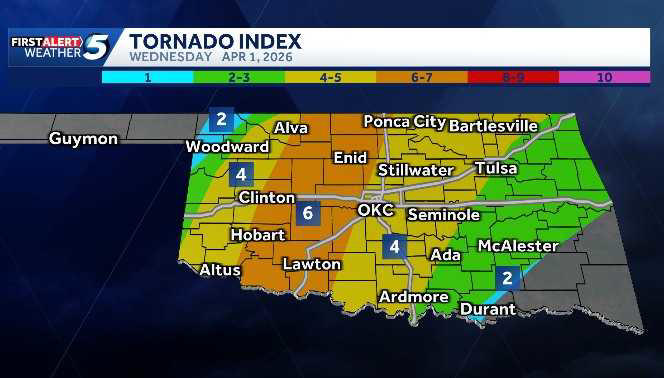 Timeline: Enhanced storm risk as tornadoes and large hail possible