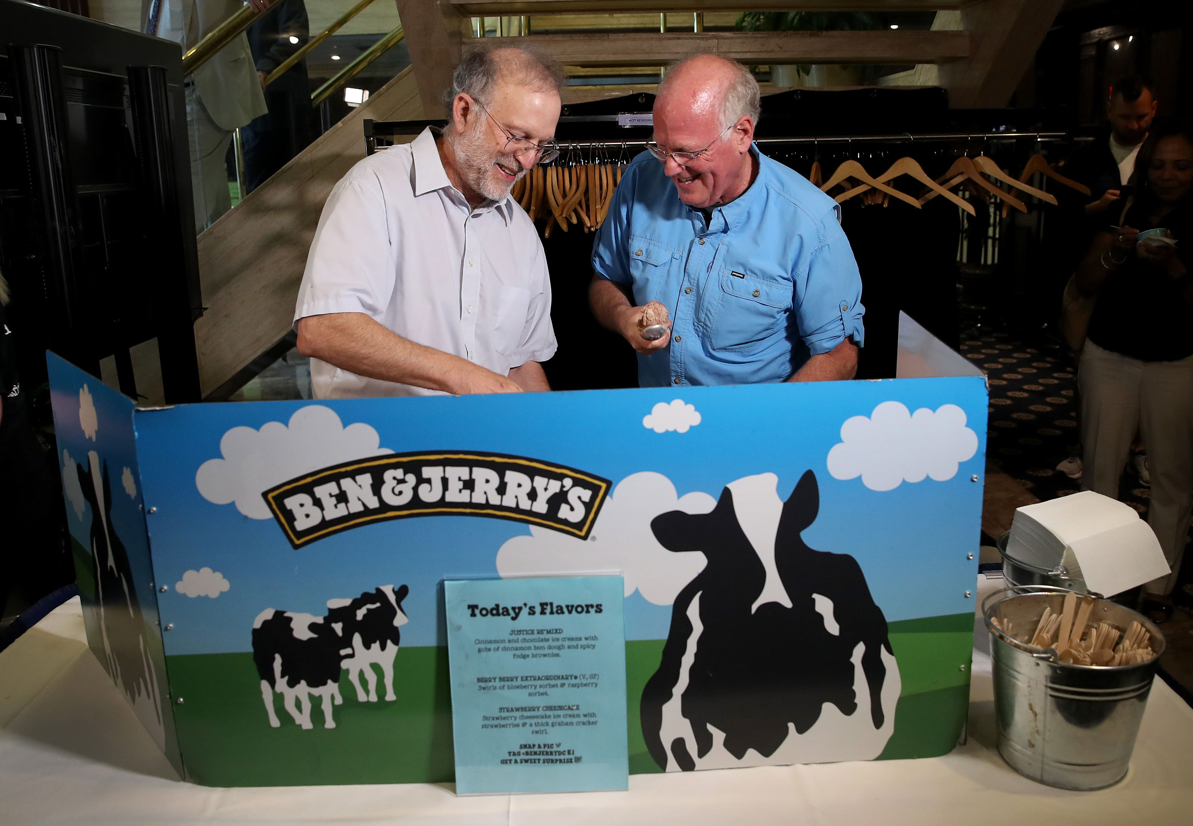 Ben and Jerry’s co-founder humiliates Trump outside his house