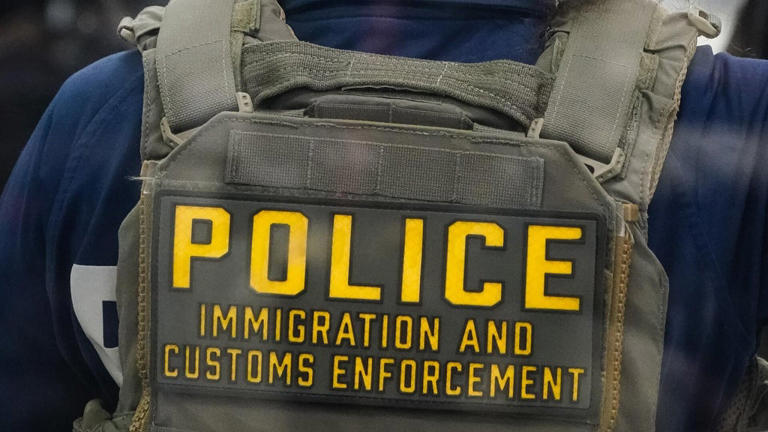 Driver and passenger jump from van while being chased by ICE agents in ...