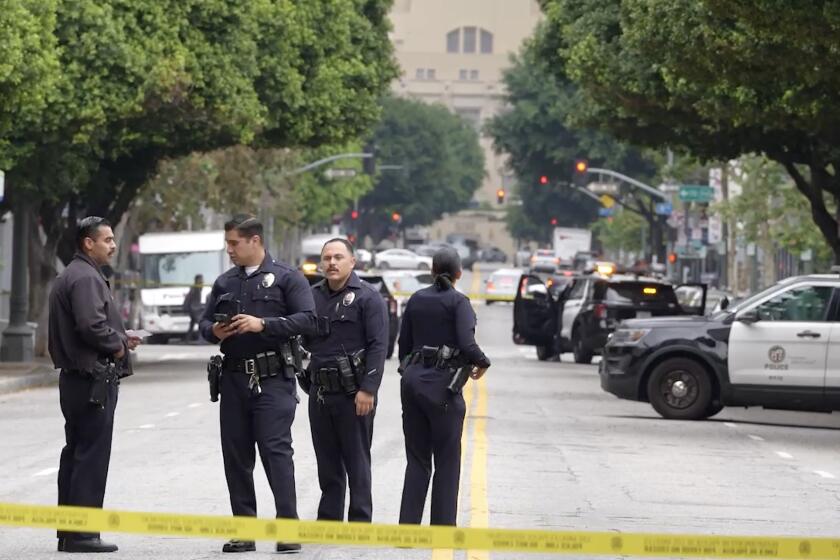 Woman in critical condition after stabbing in downtown LA.; suspect ...