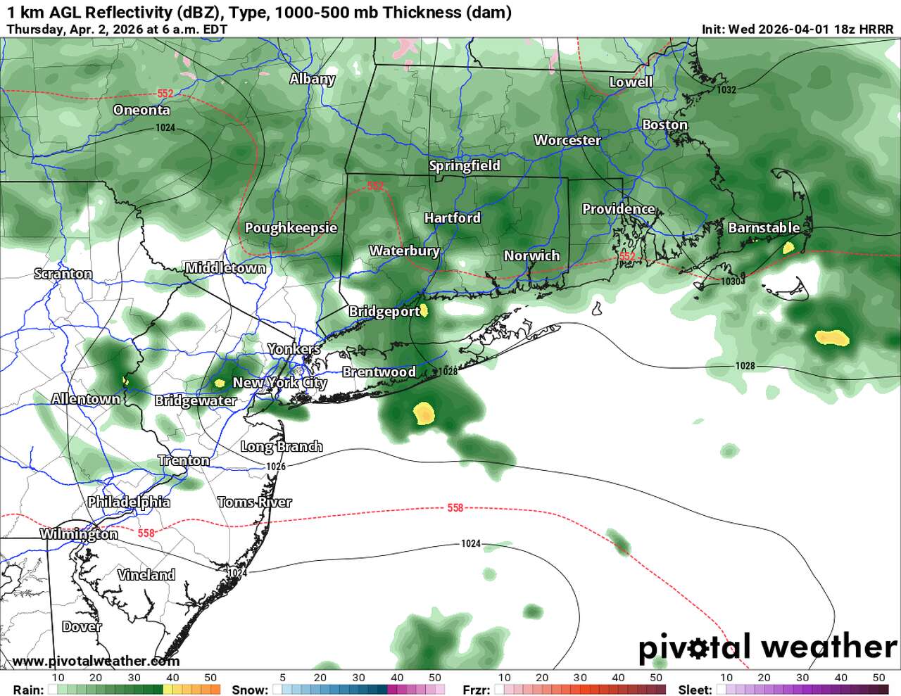 Rain is headed to Connecticut Wednesday night, along with some colder ...