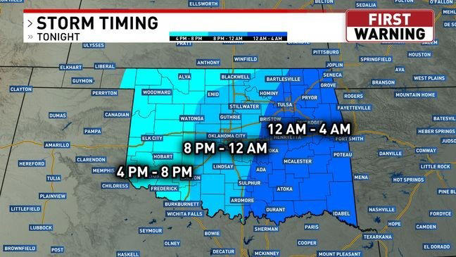 Damaging winds, large hail, and a few tornadoes are possible tonight