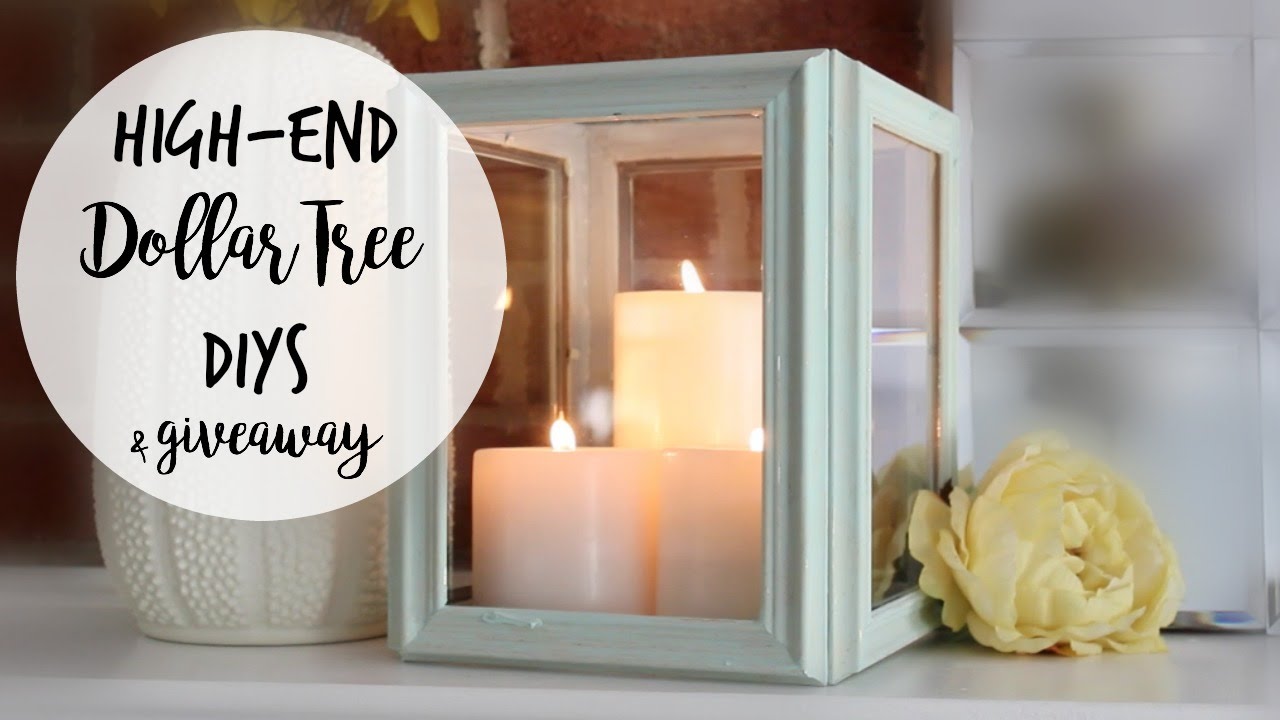 3 stunning Dollar Tree DIY decor ideas in under 10 minutes!