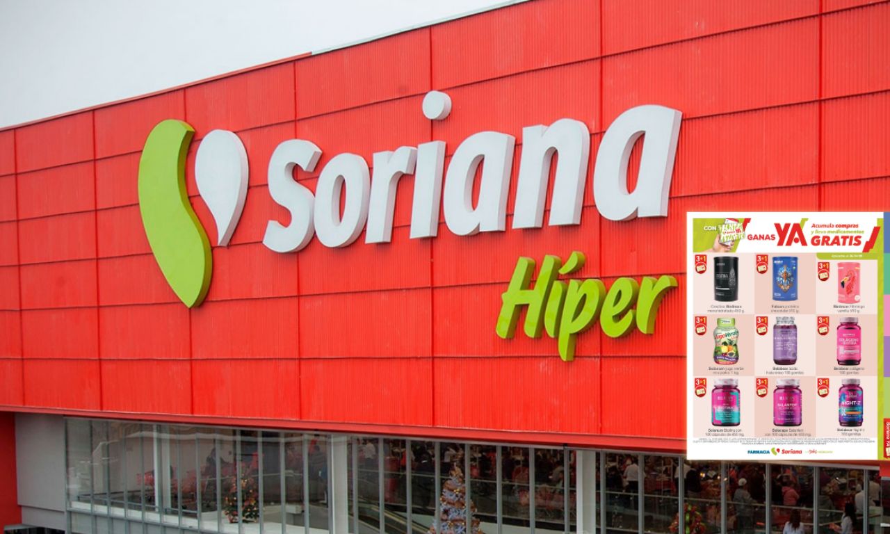 Oferta en Soriana de 3+1 en productos seleccionados: hasta el 30 de abril