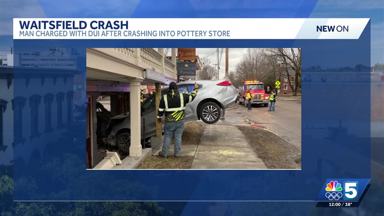 Vermont man charged with DUI after driving into store