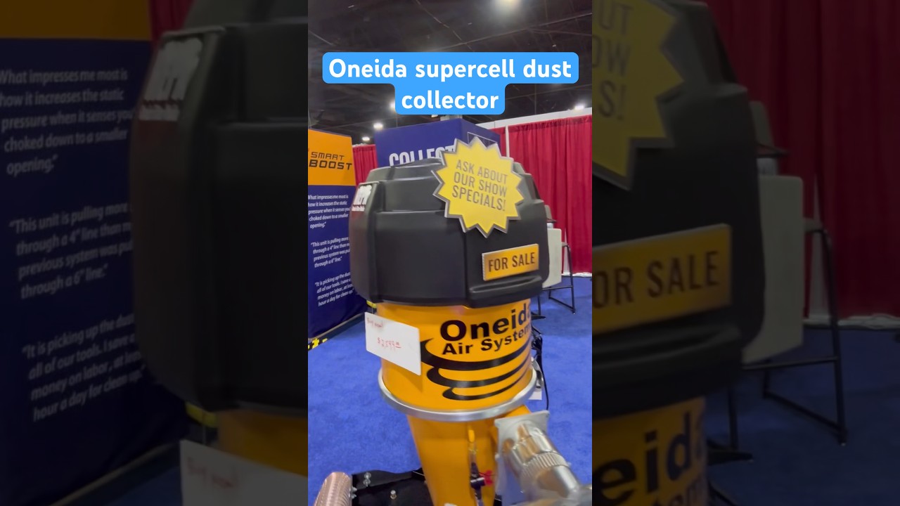 Brief introduction to the Oneida supercell dust collector #woodworking ...