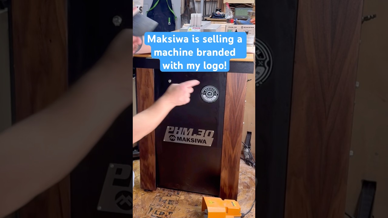 Production level Maksiwa Pocket Hole machine branded with my logo # ...