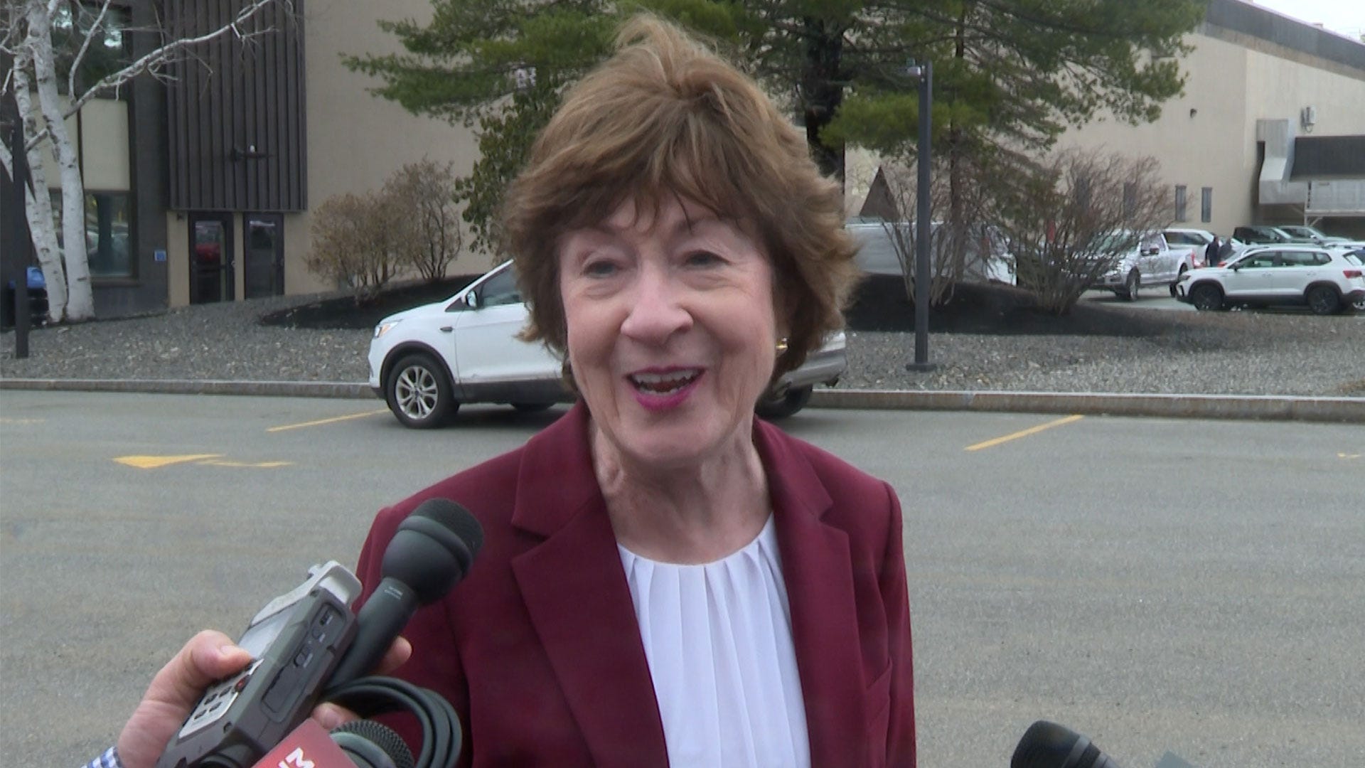 Sen. Susan Collins of Maine addresses report on her political future