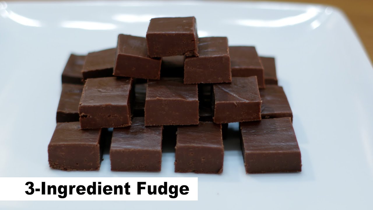 Easy three ingredient fudge recipe | How to make fudge at home short ...